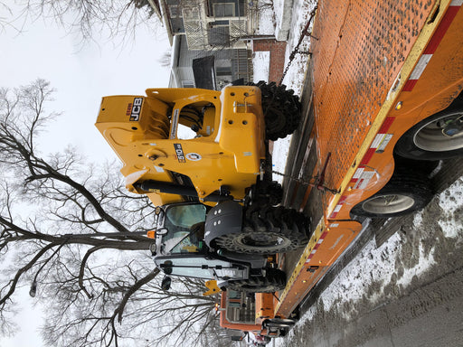 2020 JCB 510-56 Cab/Heat/Air, 74 HP, Solid Tires, STD Worklight, Beacon, Aux Hydraulics, Lifting Eye, Back up Alarm w/66" Carriage/60" Forks