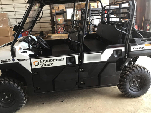 Kawasaki Mule PRO-DXT Kawasaki Mule PRO-DXT Diesel Utility Cart w/Alarm/Beacon, Hard Top, ES Track Hardware