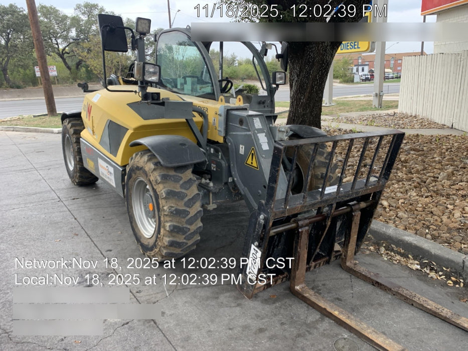 2018 Wacker Neuson TH627 Wacker Neuson TH627 Telehandler w/Canopy, Solid Tires, 48" Carriage and Forks