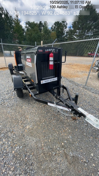 2024 Lincoln Electric LE400 Kubota V1505, Trlr, Cable Rack, Light Kit, ES Decals, T3