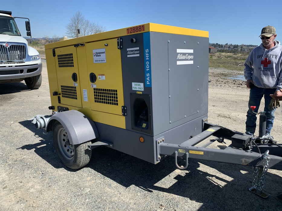 2020 ATLAS COPCO PAS 100 HF CS Enclosed