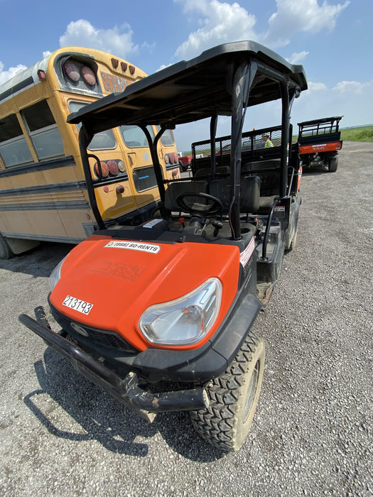 2022 Kubota RTV-X1140W-H Plastic Canopy, Windshield Acrylic Clear, LED Strobe Light, Wire Harness Kit, Back up Alarm