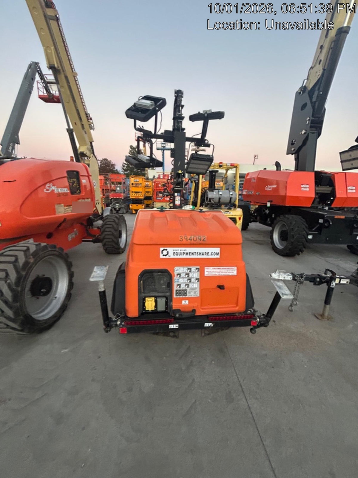2024 Generac MLT2 Diesel, Flex Switch 120V Input, Powerzone Controller, 
(4) 320W LED Lights, 4kW Generator, 39.9 Gal Fuel Tank, 2" Ball, T3