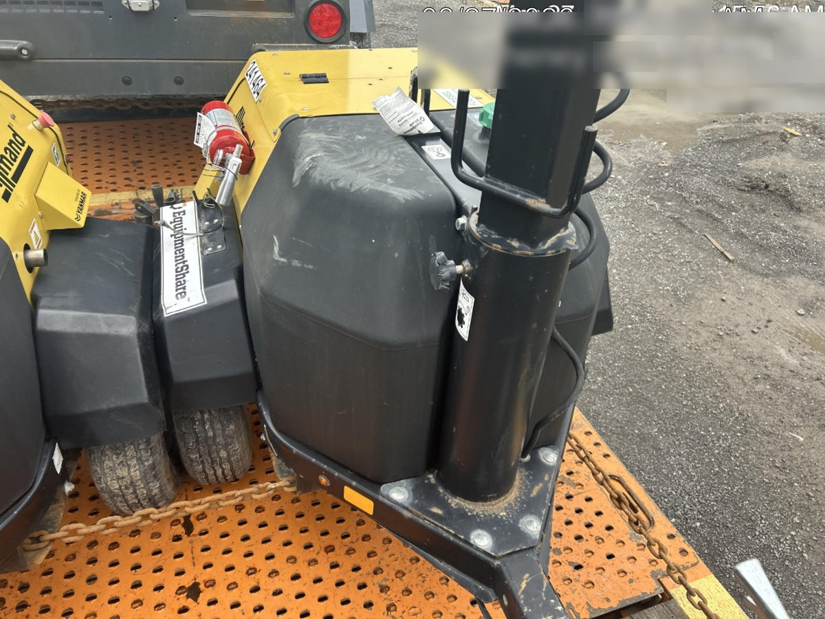 2022 Allmand NLV3GR (4) LED Light Fixture 350W, 23' Vertical Mast, 3kW Prime, Towable, Deep Sea L401, Leveling Jacks, Yanmar T4F 5.8hp