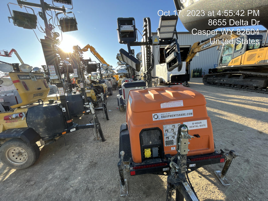 2023 Generac MLT2 Diesel, Flex Switch 120V Input, Powerzone Controller, (4) 320W LED Lights, 4kW Generator, 39.9 Gal Fuel Tank, 2" Ball, T3