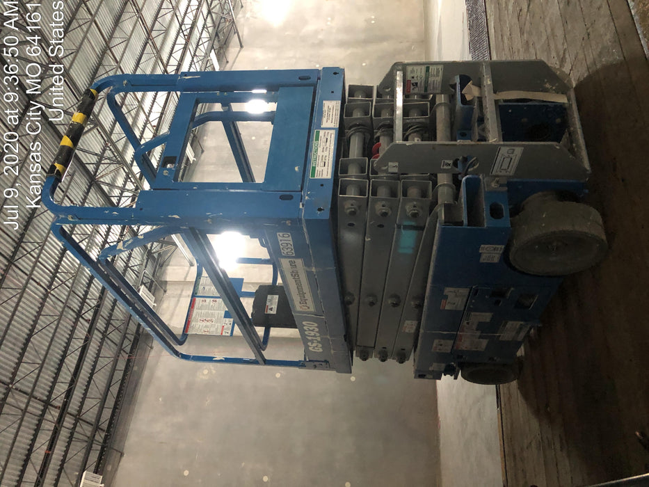 2020 Genie GS-1930 Solid Non Marking Tires, Beacon, Folding rails with half height swing gate