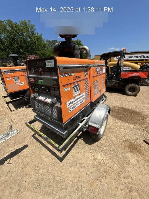 2022 Lincoln Electric Vantage 549X Crosslink Technology, Trailer Mounted, ES Decals, T3