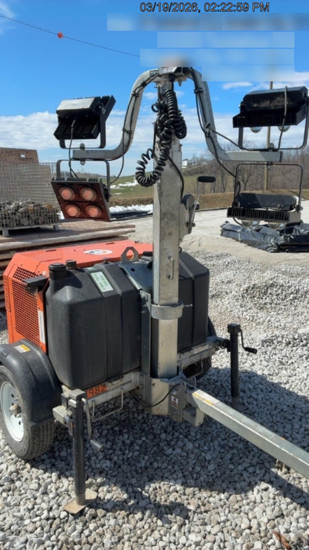 2024 Wanco WLTT-4MM4K Diesel, Deep Sea Controller, Shore Power Plug, Auto Start, (4) 350W LED Floodlights, 4kW Generator, 60 Gal Fuel Tank, 2" Ball, T3