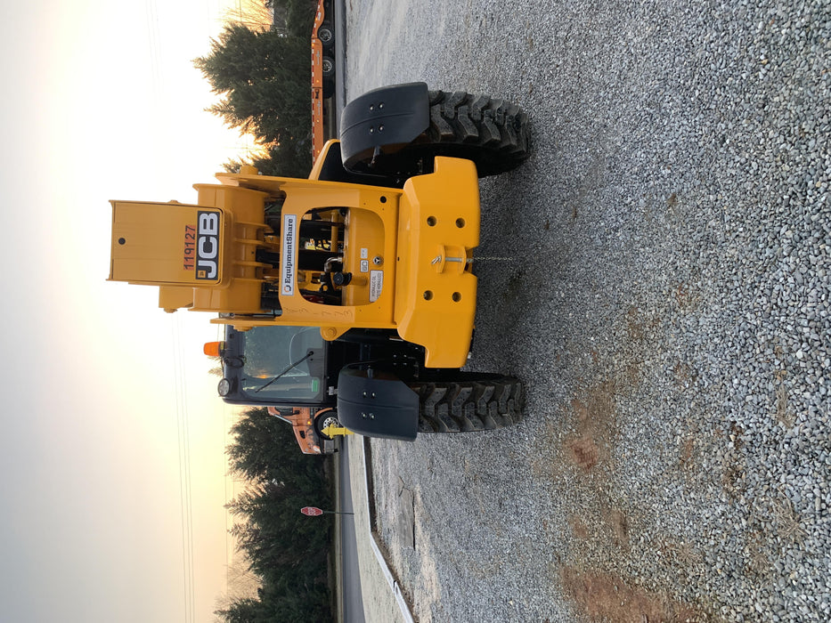 2020 JCB 510-56 Canopy, Solid Tires, Work Lights, Beacon, Aux Hydraulics, Back up Alarm, Lifting Eye, ES Decals