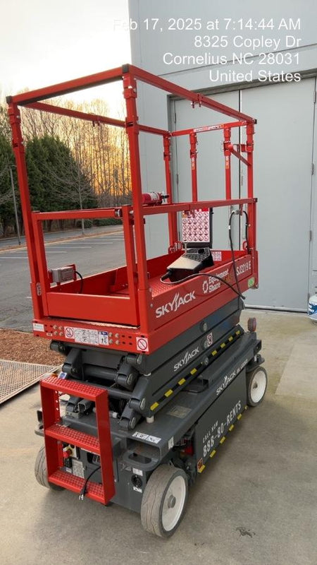 2024 Skyjack SJ3219 Electric Drive, Sld NM Tires, DBcns, RFRails, Power to Platform, T3 + Access Control