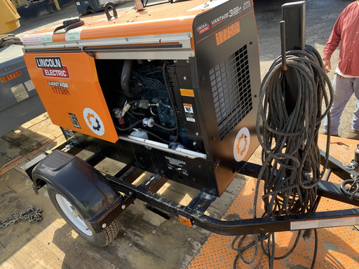 2021 Lincoln Electric Vantage 322 Vantage 322 Ready Pak 3 w/ Decals, ORANGE (includes trailer, cable rack, fender light kit) NO Telematics