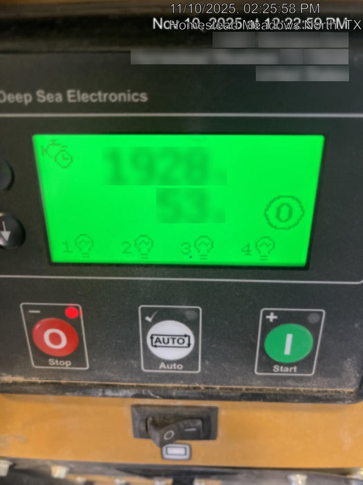 Allmand NLV3GR (4) LED Light Fixture 350W, 23' Vertical Mast, 3kW Prime, Towable, Deep Sea L401, Leveling Jacks, Yanmar T4F 5.8hp