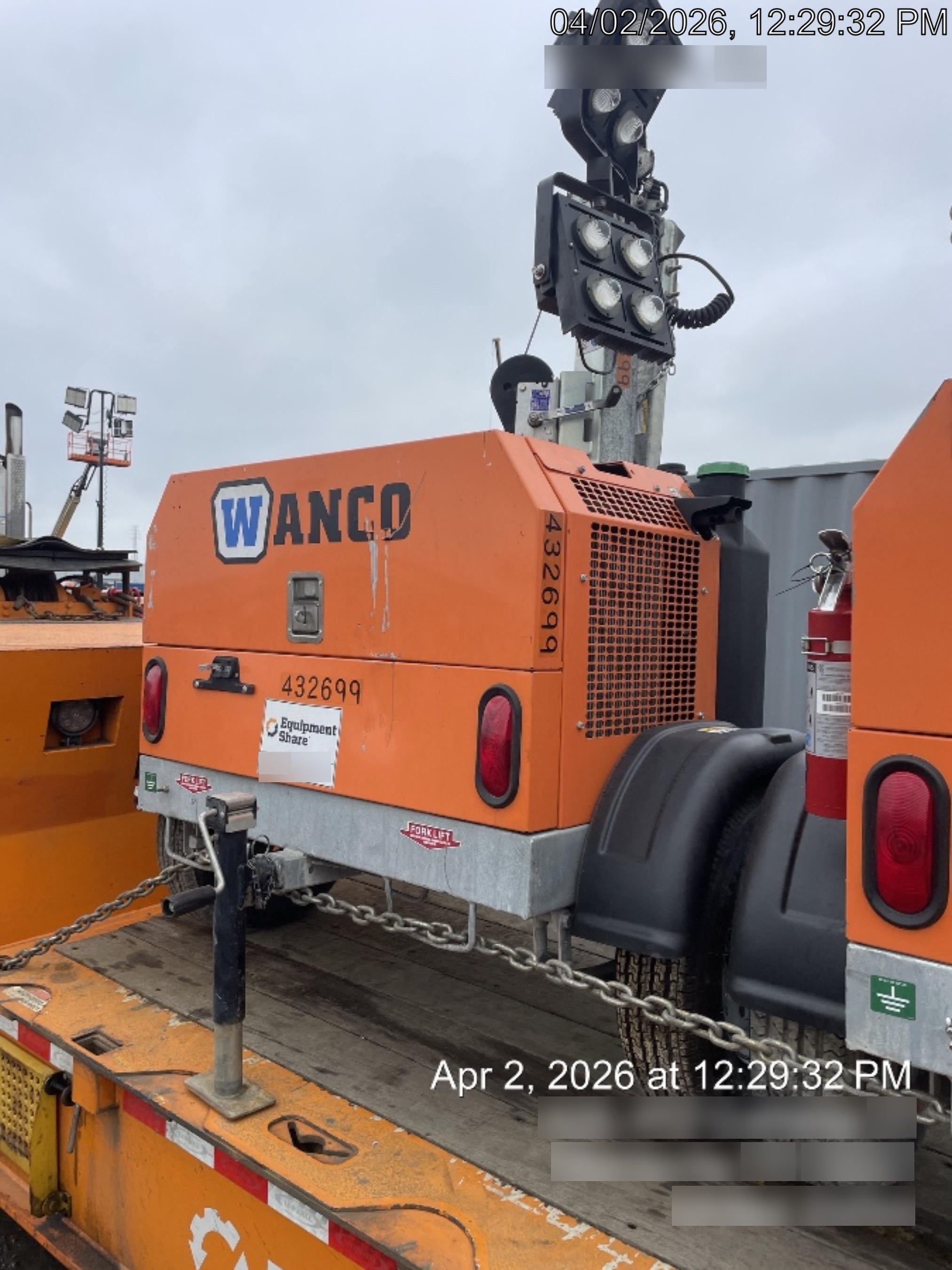 2024 Wanco WLTT-4MM4K Diesel, Deep Sea Controller, Shore Power Plug, Auto Start, (4) 350W LED Floodlights, 4kW Generator, 60 Gal Fuel Tank, 2" Ball, T3