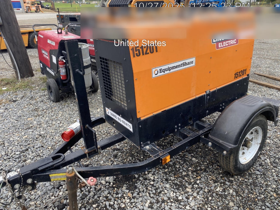 2021 Lincoln Electric Vantage 322 Vantage 322 Ready Pak 3 w/ Telematics & Decals, ORANGE (includes trailer, cable rack, fender light kit)