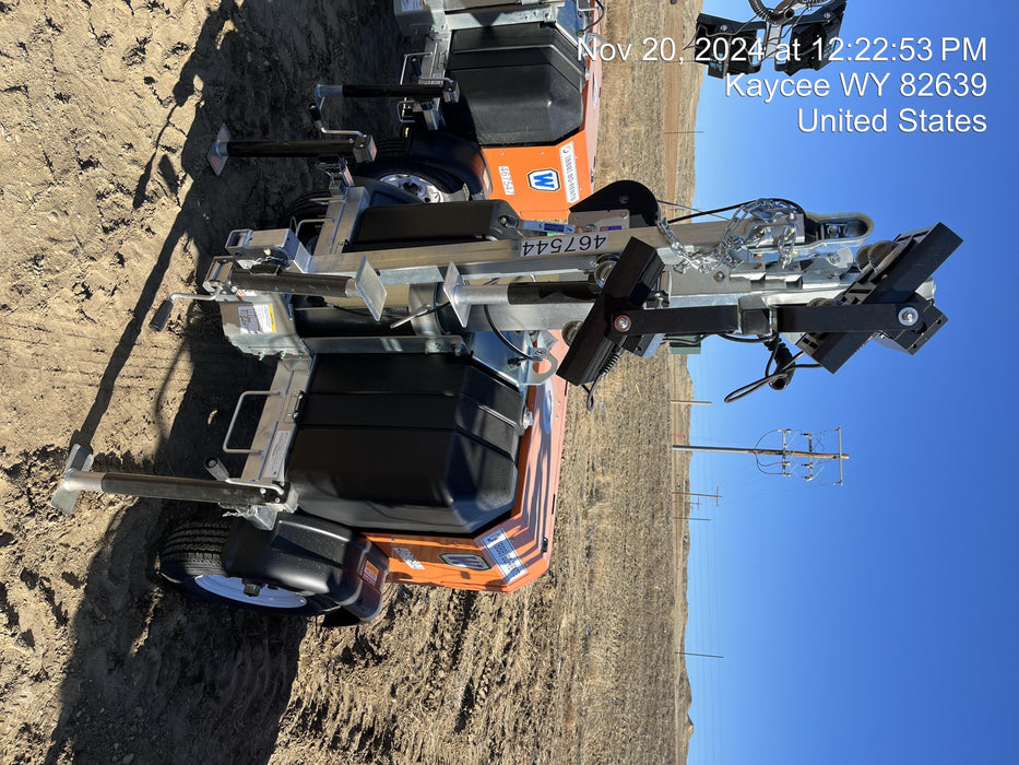 2024 Wanco WLTT-4MM4K Diesel, Deep Sea Controller, Shore Power Plug, Auto Start, (4) 350W LED Floodlights, 4kW Generator, 60 Gal Fuel Tank, 2" Ball, T3