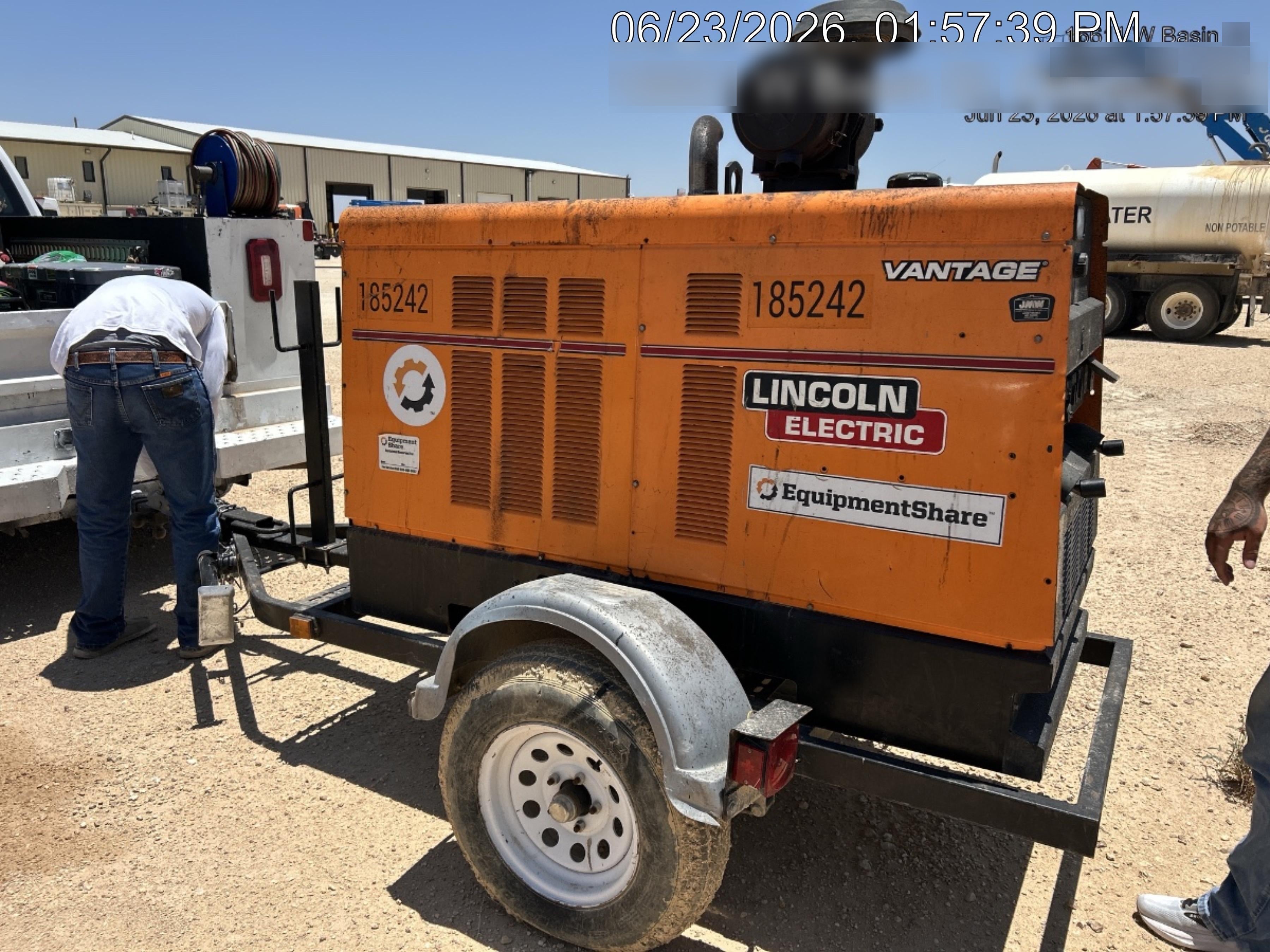 2021 Lincoln Electric Vantage 549X Ready Pak 3, ORANGE (includes trailer, cable rack, fender light kit)