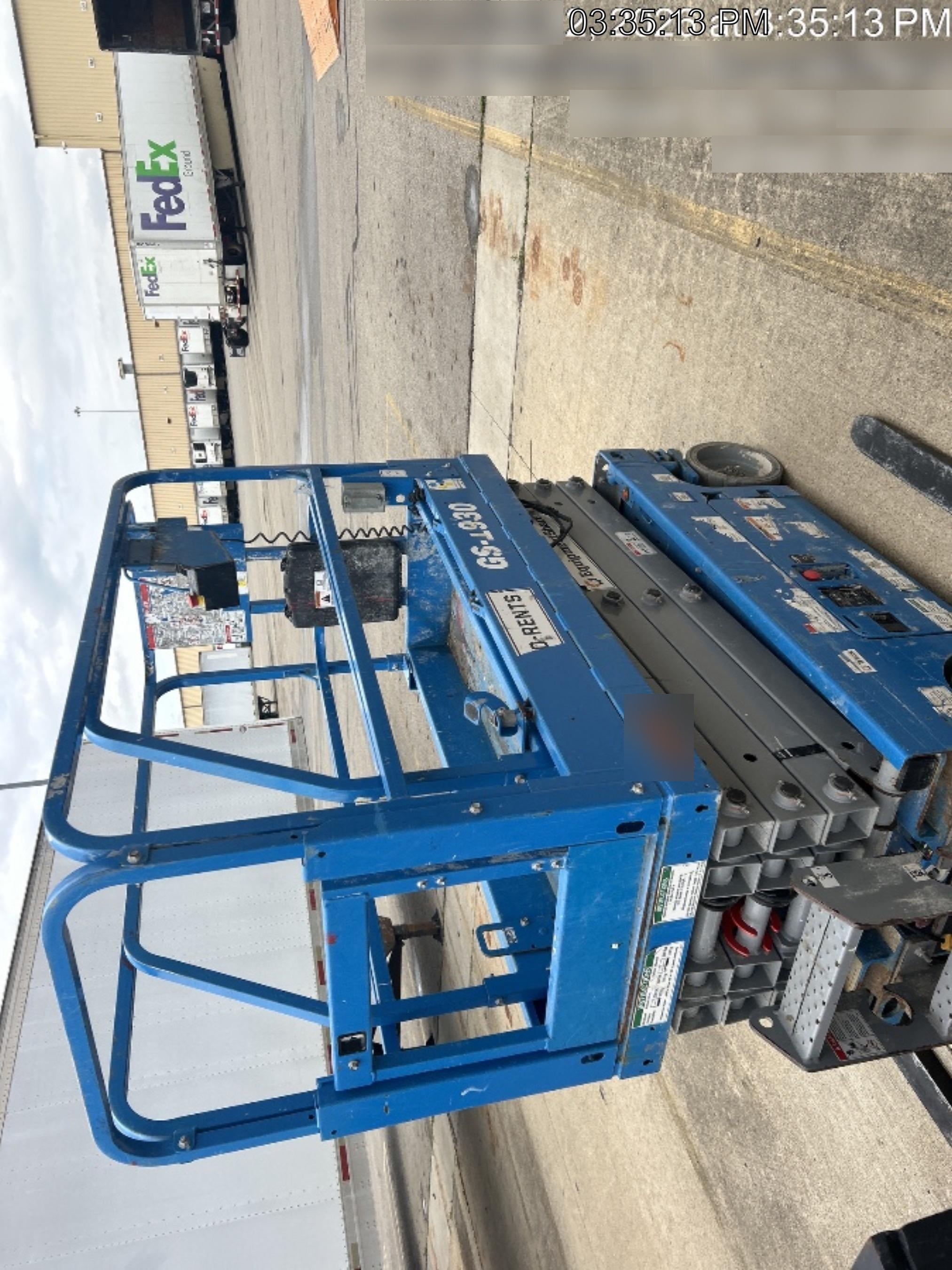2020 Genie GS-1930 Solid Non Marking Tires, Beacon, Folding rails with half height swing gate