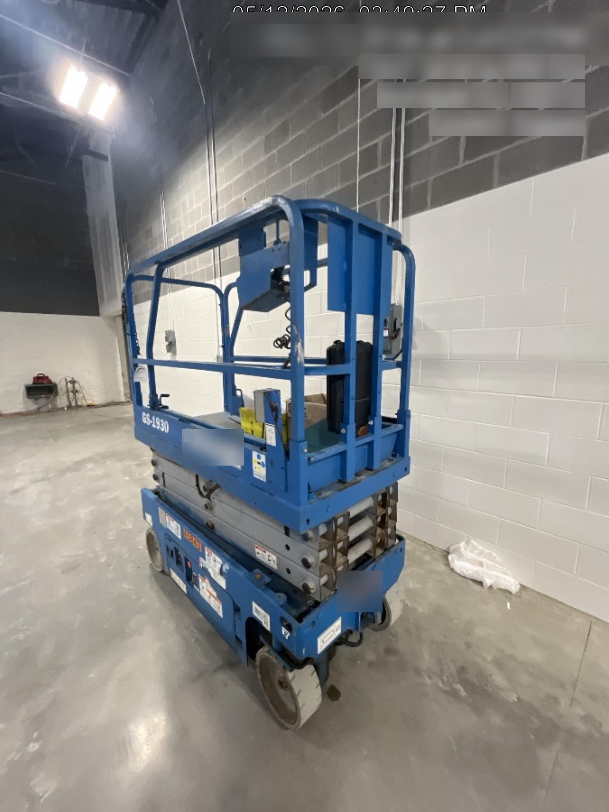 2019 Genie GS-1930 Fixed rails with chain Entry