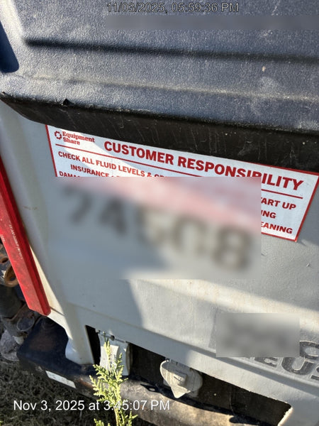 2019 Wacker Neuson LTV6L-MH Wacker Neuson LTV6 Standard Options, ES Track Hardware, Fuel Level Sensor