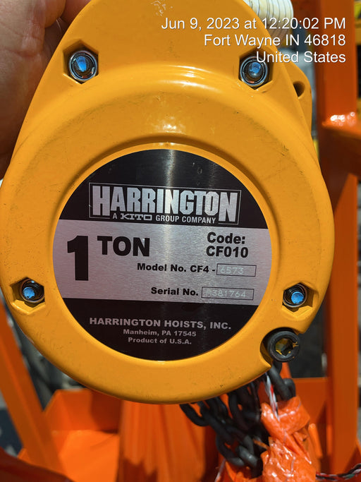 2023 HARRINGTON CF010-20