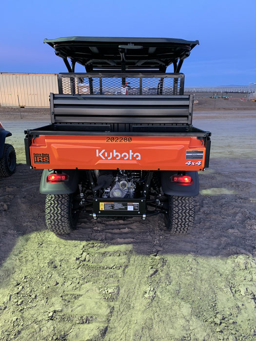 2022 Kubota RTV-X1140W-H Plastic Canopy, Windshield Acrylic Clear, LED Strobe Light, Wire Harness Kit, Back up Alarm