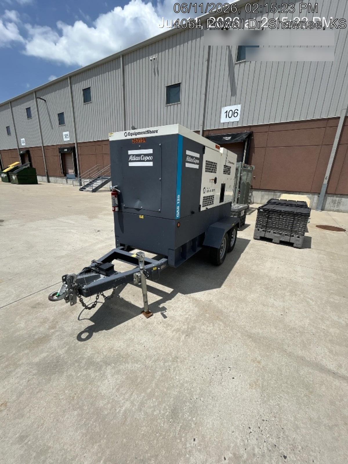 2022 ATLAS COPCO QAS 125