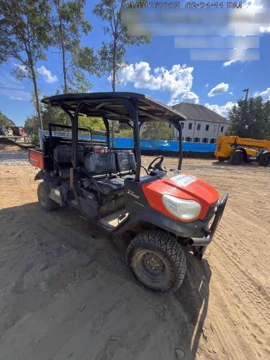 Kubota RTV-X1140W-H Canopy, 4-Seater, Diesel, Windshield Acrylic Clear, Strobe Light, Backup Alarm