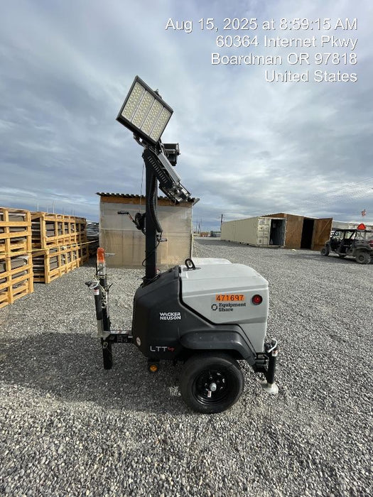 2024 Wacker Neuson LTT4 Diesel, Kohler KDW702, Deep Sea Controller, Auto Start, LED 320W, Bypass Outlet, T3