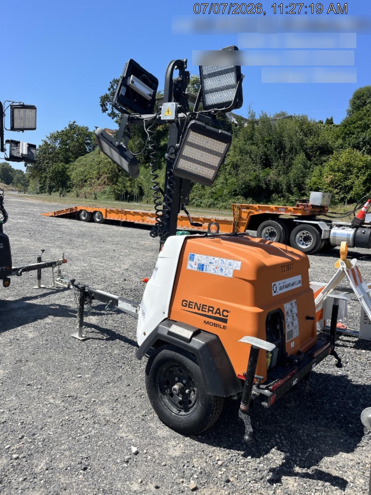 2023 Generac MLT2 Diesel, Flex Switch 120V Input, Powerzone Controller, (4) 320W LED Lights, 4kW Generator, 39.9 Gal Fuel Tank, 2" Ball, T3