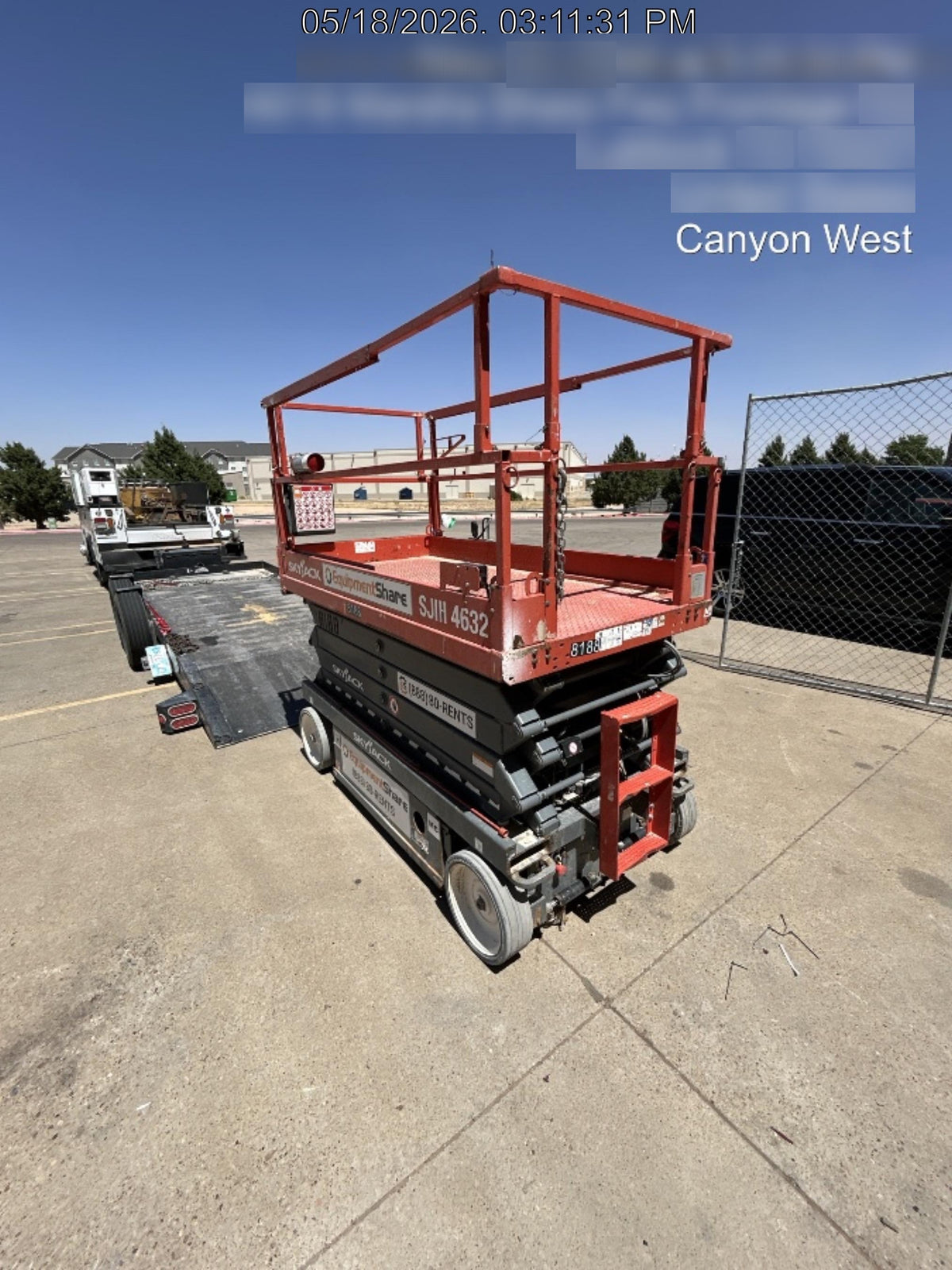 2018 Skyjack SJIII-4632 Skyjack SJIII4632 Scissor Lift w/Trojan Batteries