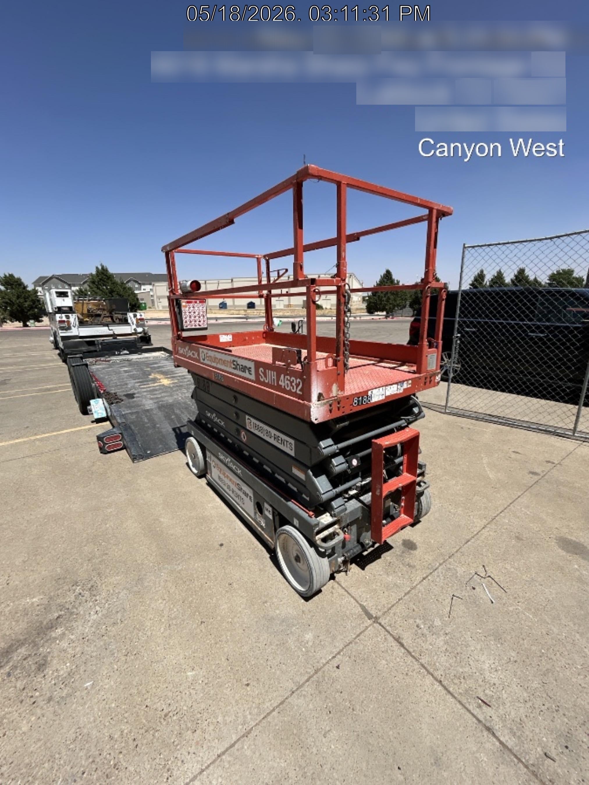 2018 Skyjack SJIII-4632 Skyjack SJIII4632 Scissor Lift w/Trojan Batteries