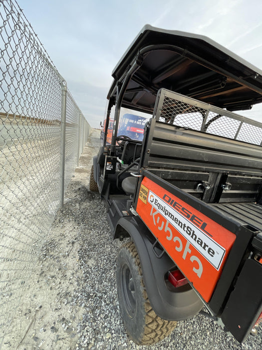 2022 Kubota RTV-X1140W-H Plastic Canopy, Windshield Acrylic Clear, LED Strobe Light, Wire Harness Kit, Back up Alarm