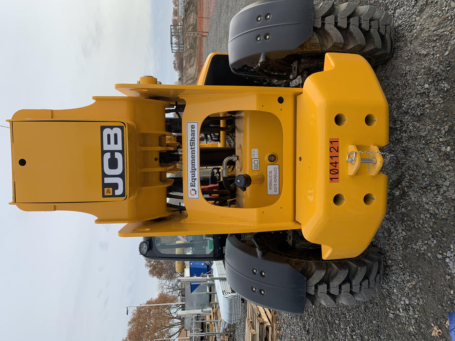 2020 JCB 512-56 Canopy, 74Hp, Solid Tires, Work Lights, Beacon, Aux Hydraulics, Back up Alarm, Lifting Eye, ES Decals
