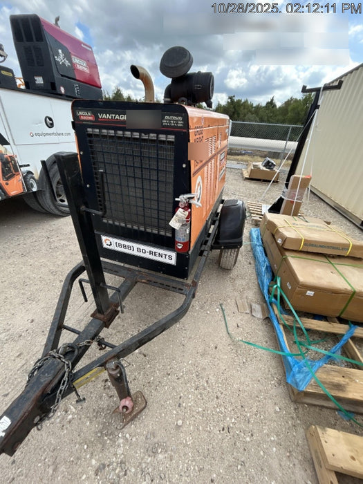 2021 Lincoln Electric Vantage 549X Ready Pak 3, ORANGE (includes trailer, cable rack, fender light kit)