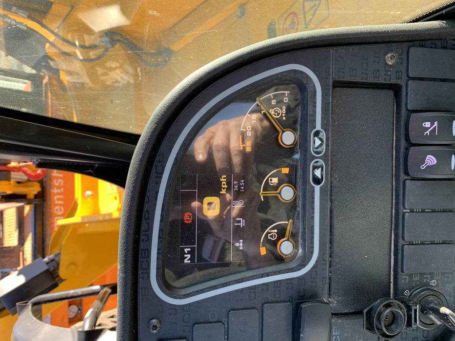 2020 JCB 512-56 Canopy, 74Hp, Solid Tires, Work Lights, Beacon, Aux Hydraulics, Back up Alarm, Lifting Eye, ES Decals