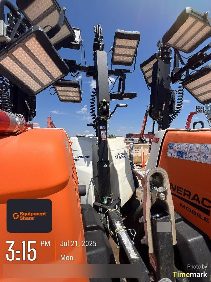 2023 Generac MLT2 Diesel, Flex Switch 120V Input, Powerzone Controller, (4) 320W LED Lights, 4kW Generator, 39.9 Gal Fuel Tank, 2" Ball, T3