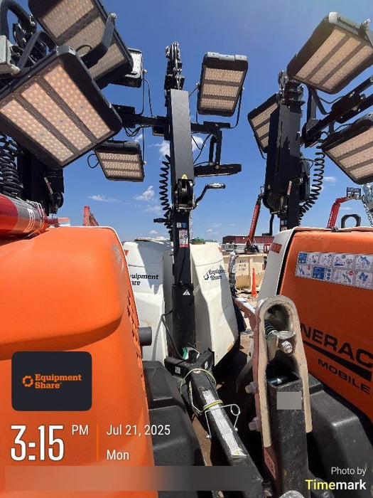 2023 Generac MLT2 Diesel, Flex Switch 120V Input, Powerzone Controller, (4) 320W LED Lights, 4kW Generator, 39.9 Gal Fuel Tank, 2" Ball, T3