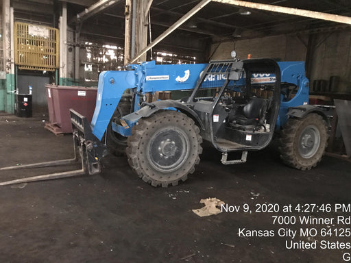 2018 Genie GTH-636 Genie GTH-636 w/Open ROPS, Solid Tires, beacon/work lights, 48" carriage/forks