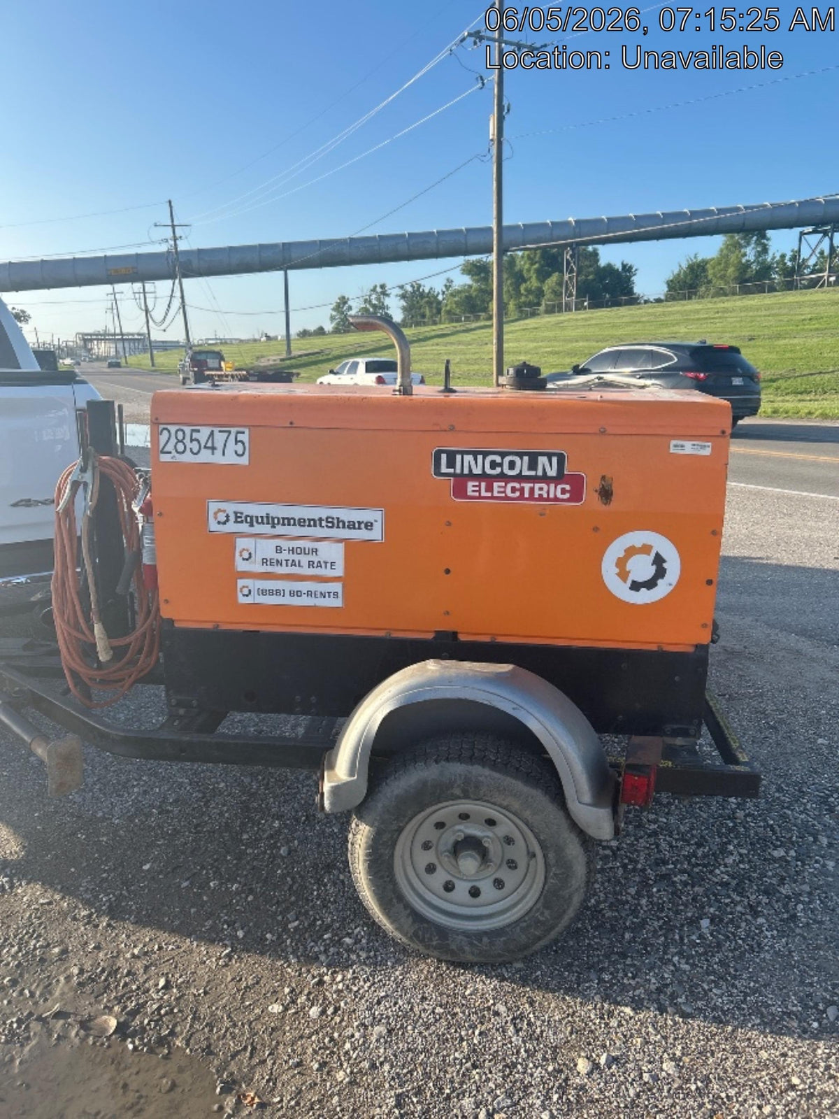 2022 Lincoln Electric LE400 Kubota V1505, Trlr, Cable Rack, Light Kit, ES Decals, T3