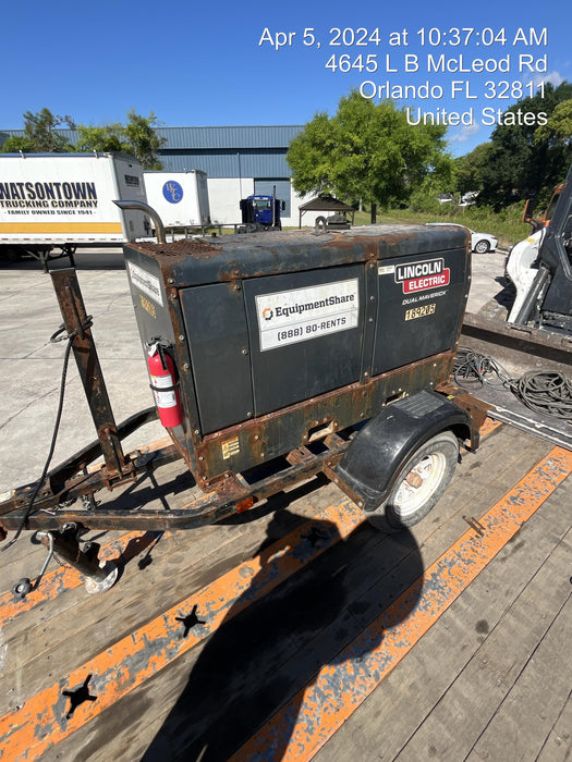 2021 Lincoln Electric Dual Maverick 200/200X Ready Pak 3, Includes Trailer, Cable Rack, Fender Light Kit