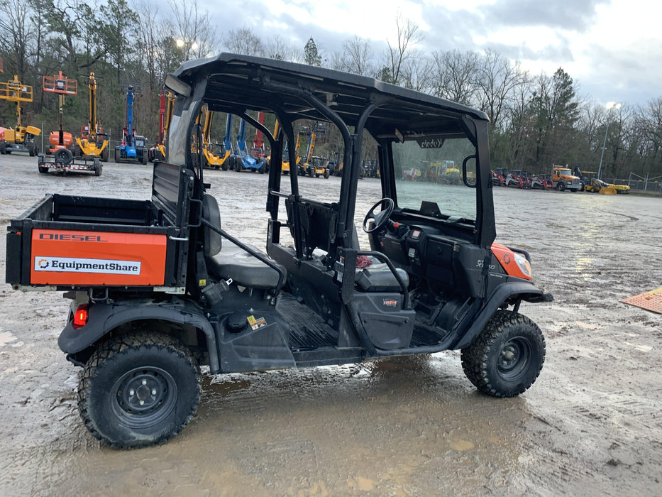 2019 Kubota RTV-X1140W-H 4wd Utility Cart, LED Strobe, Windshield Tempered Glass, Plastic Canopy, Wire Harness Kit, Backup Alarm
