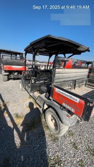 2022 Kubota RTV-X1140W-H Plastic Canopy, Windshield Acrylic Clear, LED Strobe Light, Wire Harness Kit, Back up Alarm