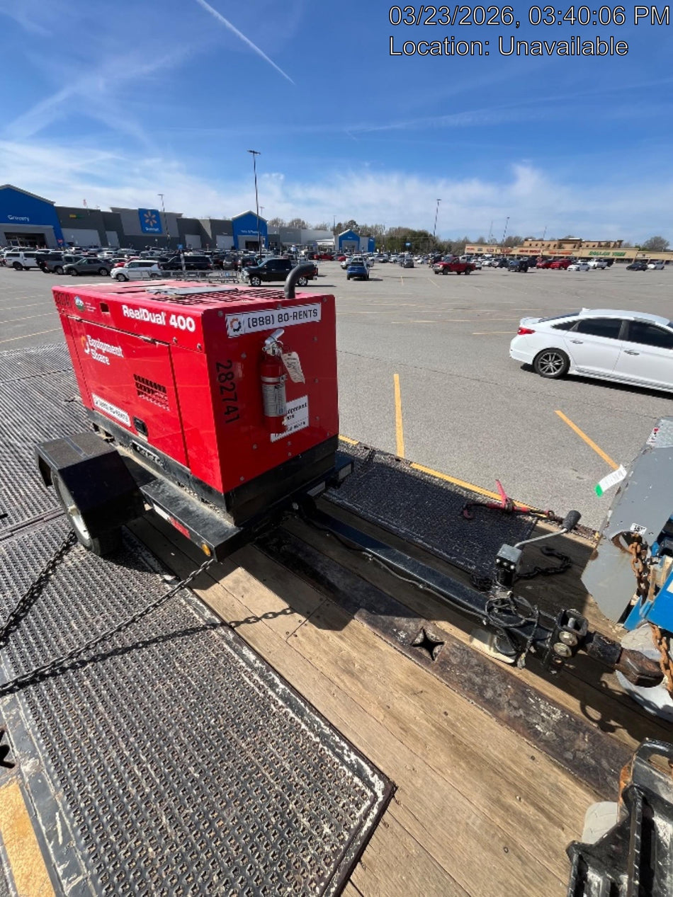 2022 Shindaiwa DGW400MDL Kubota D902 Engine, 23 HP, Dual Op Welder, Wire, Arc, Droop Stick, Tig, and CC Stick Functionality, Simulphase, 3 Phase and 1 Phase Gen Output, Single Axle NB Trlr, Slr Trckl Chrg 12V 12W, Fire Ext