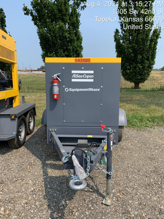 2021 ATLAS COPCO PAS 100 HF CS Enclosed