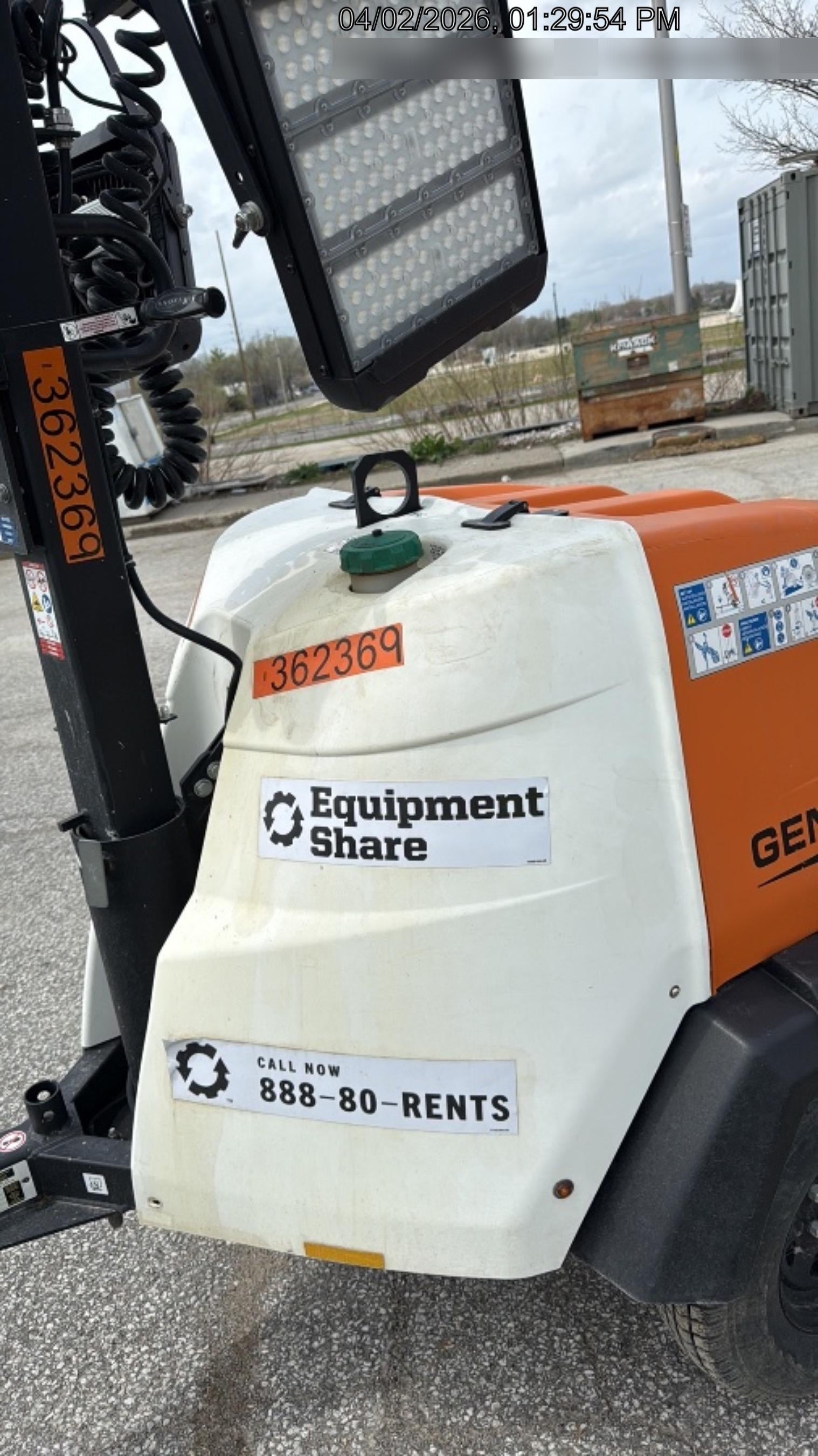 2023 Generac MLT2 Diesel, Flex Switch 120V Input, Powerzone Controller, 
(4) 320W LED Lights, 4kW Generator, 39.9 Gal Fuel Tank, 2" Ball, T3