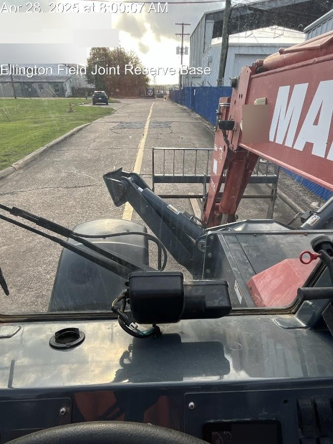 2018 Manitou MTA10055 Manitou MTA 10055 w/Cab/Heat/AC, Work Lights/Strobe, Aux Hyd, Solid Tires, Lift Hook, 66" Carriage, 60" Forks