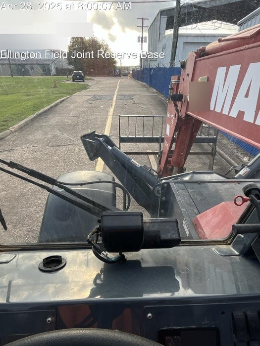 2018 Manitou MTA10055 Manitou MTA 10055 w/Cab/Heat/AC, Work Lights/Strobe, Aux Hyd, Solid Tires, Lift Hook, 66" Carriage, 60" Forks