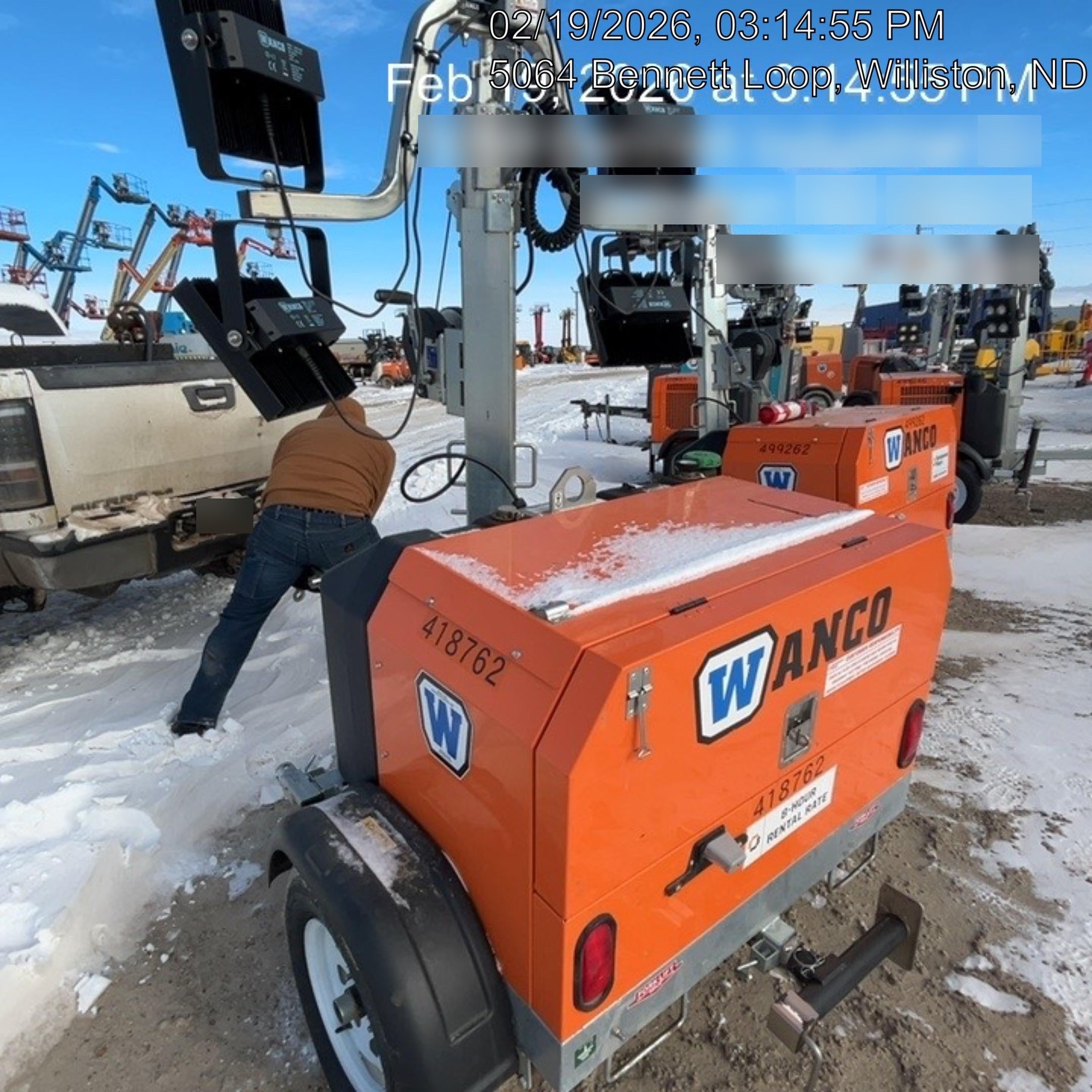 2024 Wanco WLTT-4MM4K Diesel, Deep Sea Controller, Shore Power Plug, Auto Start, (4) 350W LED Floodlights, 4kW Generator, 60 Gal Fuel Tank, 2" Ball, T3
