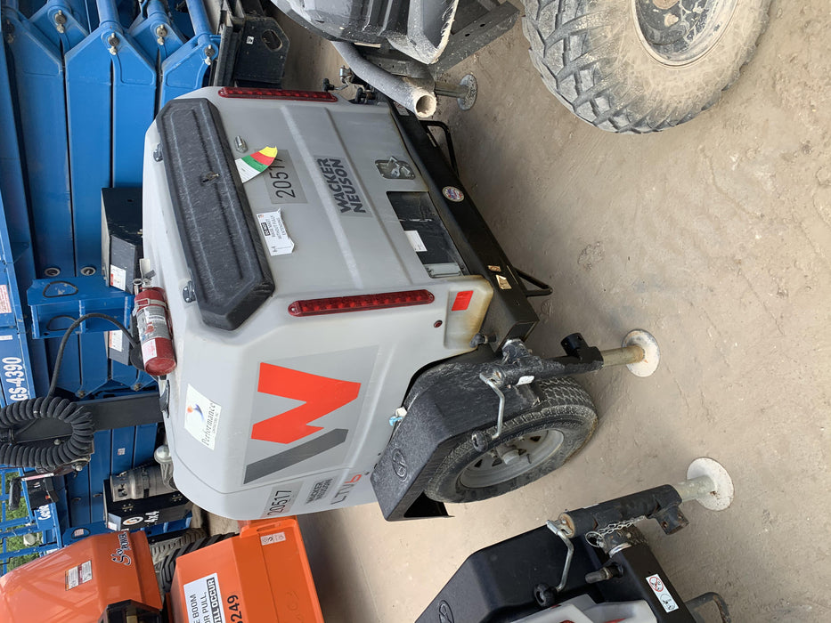 2018 Wacker Neuson LTV6L-MH Wacker Neuson LTV6L Mobile Light Tower w/Fuel Level Sensor Installed