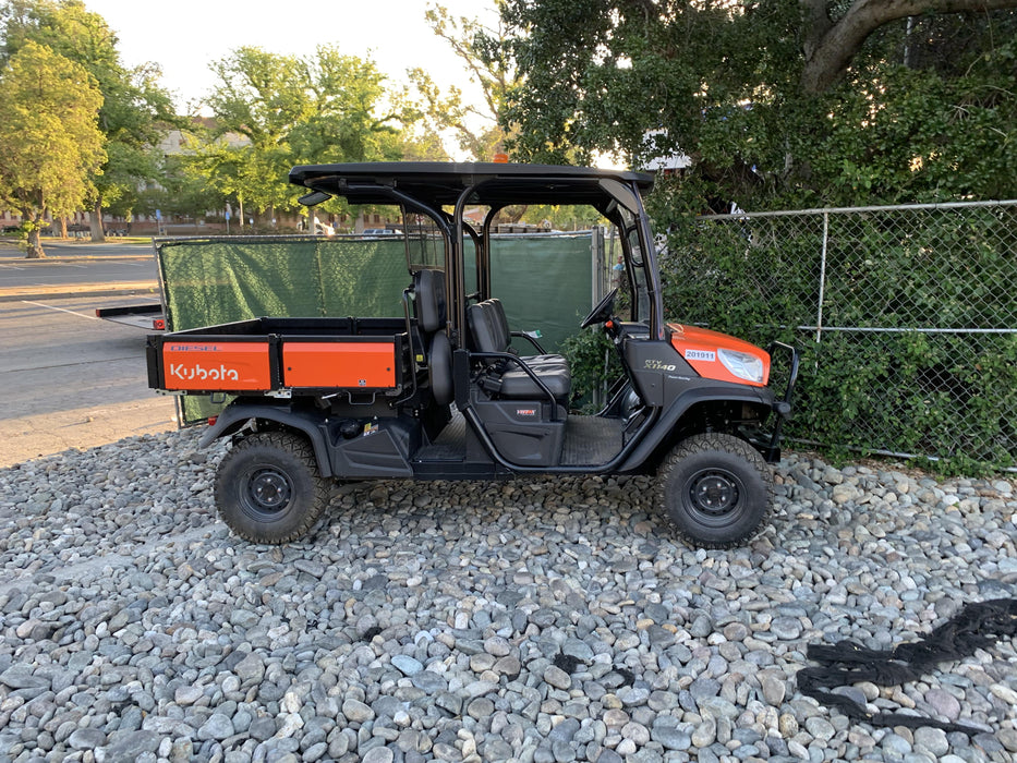 2022 Kubota RTV-X1140W-H Plastic Canopy, Windshield Acrylic Clear, LED Strobe Light, Wire Harness Kit, Back up Alarm